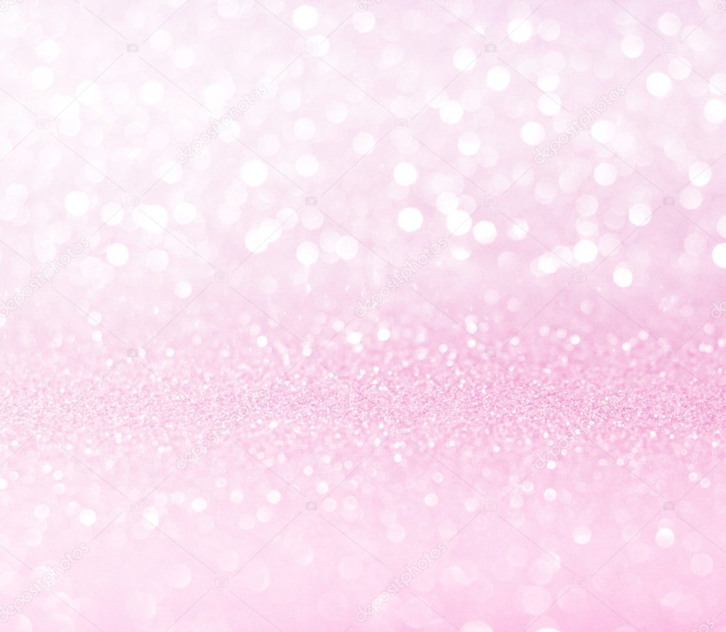 White Light Pink Bokeh Texture Christmas Abstract Background Stock ...
