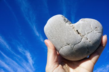 Bulutlu mavi gökyüzü