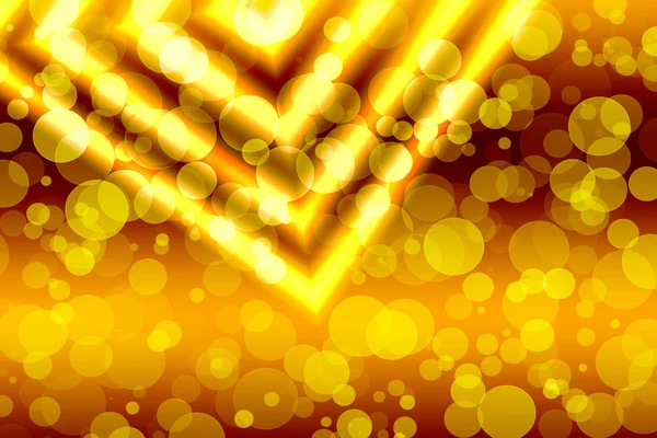 Ouro amarelo bokeh fundo abstrato — Fotografia de Stock