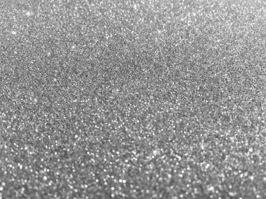 Beyaz gümüş glitter bokeh doku Noel arka plan