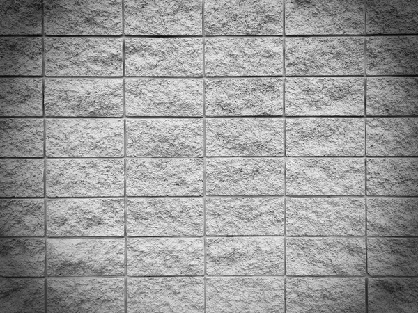 Cihlová zeď vzorek textury pozadí, černá a bílá stylu — Stock fotografie