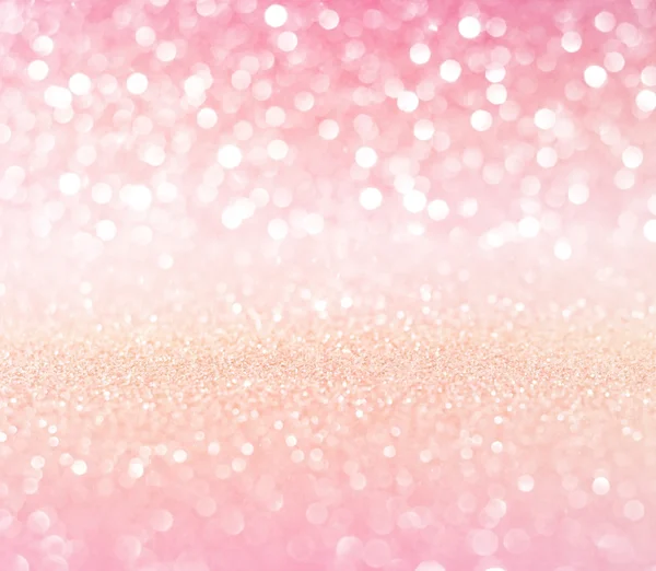 Beyaz pembe altın glitter bokeh doku Noel soyut backgro