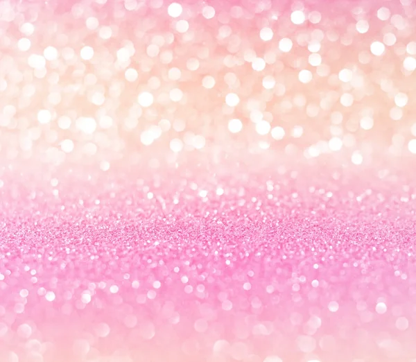 Beyaz pembe altın glitter bokeh doku Noel soyut backgro