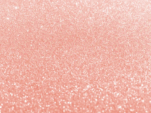 Rose gold glitter bokeh texture background — Stock Photo, Image