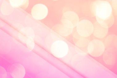 Bulanık pembe ve turuncu bokeh arka plan