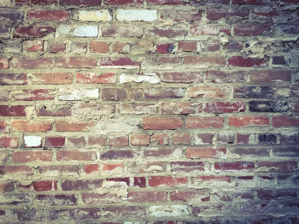 오래 된 벽돌 벽 텍스처 배경 빈티지 스타일 — 스톡 사진