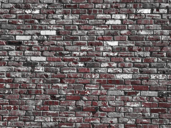 오래 된 빈티지 벽돌 벽 질감 배경 — 스톡 사진