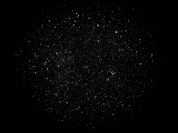 Black green and white Galaxy glitter texture background