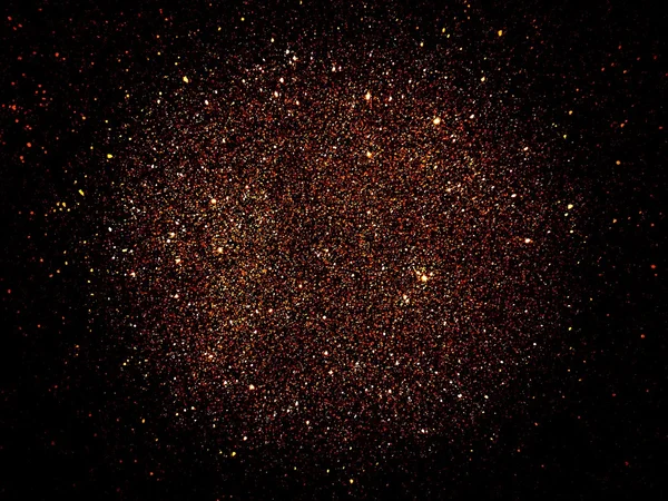 Černá a zlatá galaxie třpytky textury barevných přechodů — Stock fotografie