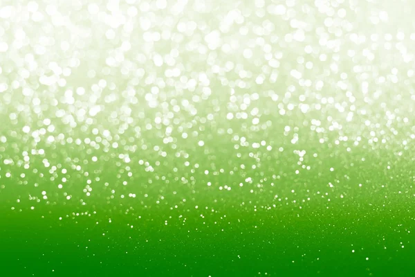 Verde e branco brilho bokeh textura abstrato backgroun — Fotografia de Stock