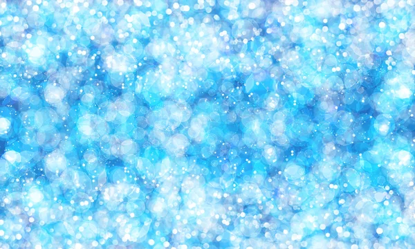 Abstract blue white gradient glitter bokeh background — Stock Photo, Image