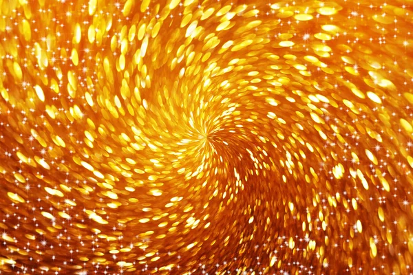 Twirl oro cobre brillo bokeh textura abstracto fondo — Foto de Stock