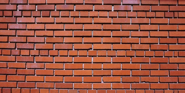Textura del patrón de pared de ladrillo rojo para fondo — Foto de Stock