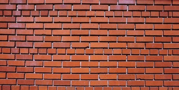 Rode baksteen muur patroon textuur voor achtergrond — Stockfoto