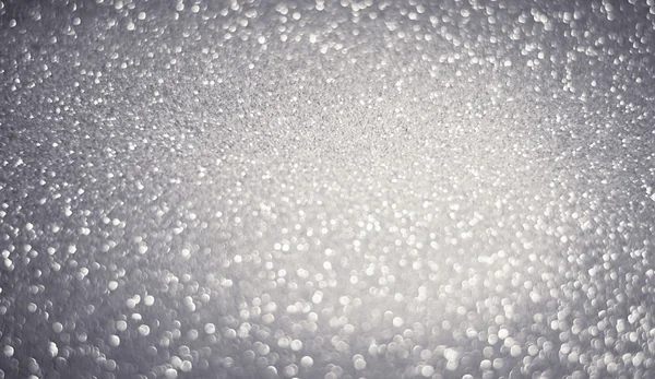 Argento glitter bokeh texture astratto sfondo — Foto Stock