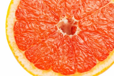 Kırmızı greyfurt dilim