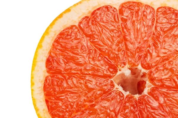 Řezy z červeného grapefruitu — Stock fotografie