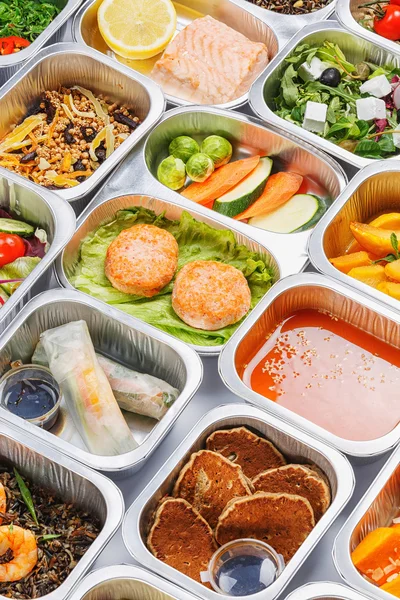 Food in the containers — Stock Image Food in the containers Stock Image