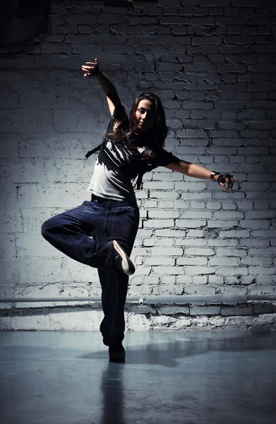 A dançarina em movimento — Fotografia de Stock