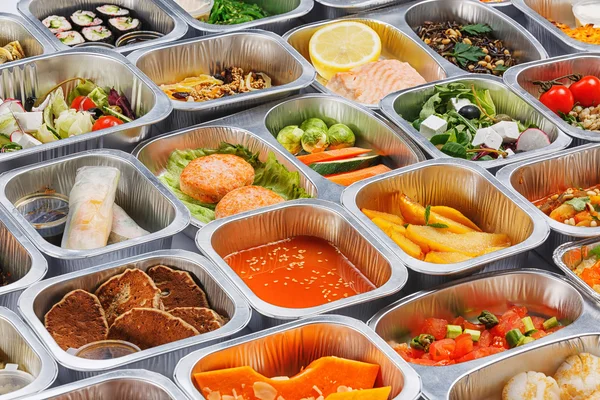 Food in the containers — Stock Image Food in the containers Stock Picture