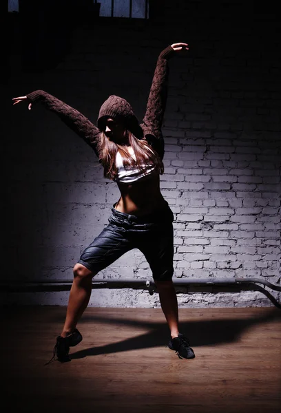 La bailarina en movimiento — Foto de Stock