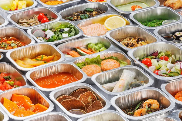 Food in the containers — Stock Image Food in the containers Stock Photo