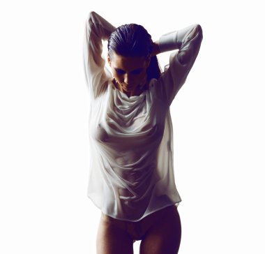 Islak tişört seksi modeli