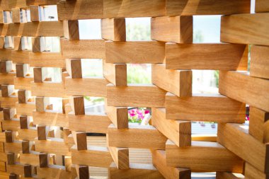 Kahverengi ahşap duvar