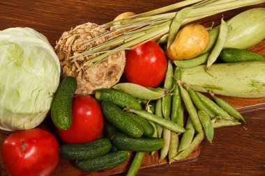 birçok farklı sebze