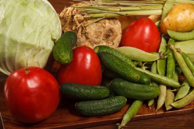 birçok farklı sebze