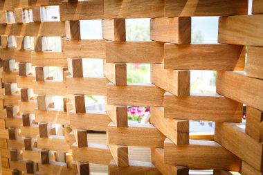 Kahverengi ahşap duvar