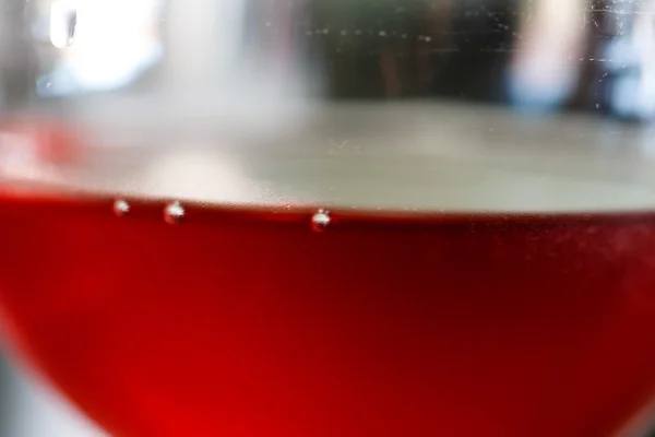 Close-up van een rode wijn — Stockfoto