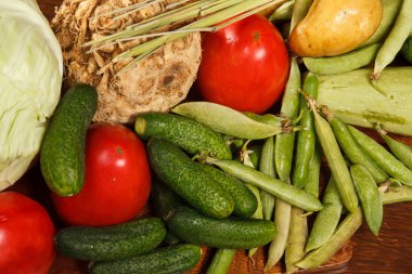 birçok farklı sebze