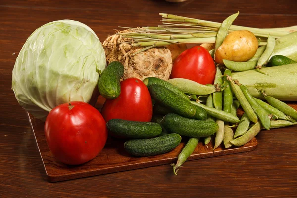 Muitos vegetais diferentes — Fotografia de Stock