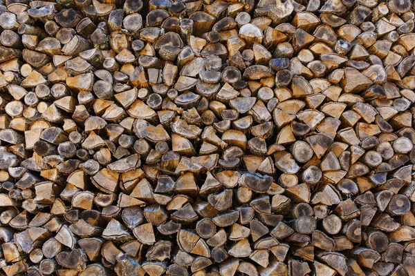 Wooden logs background — Stok fotoğraf