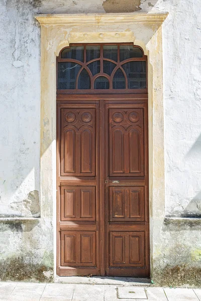 Régi szerkezetű ajtó — Stock Fotó