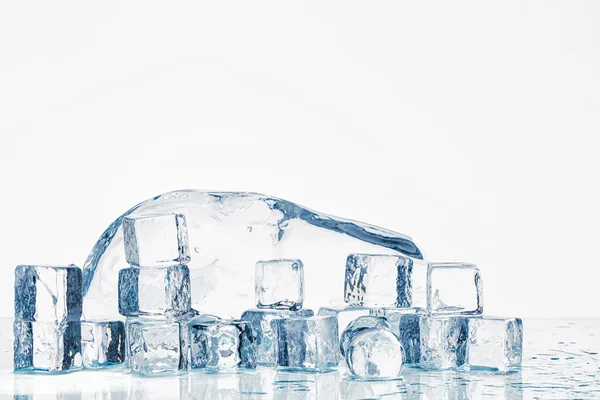 Ice cubes and balls — Stock Photo, Image