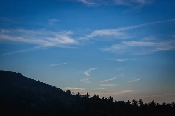 Der Himmel bei Sonnenuntergang — Stockfoto