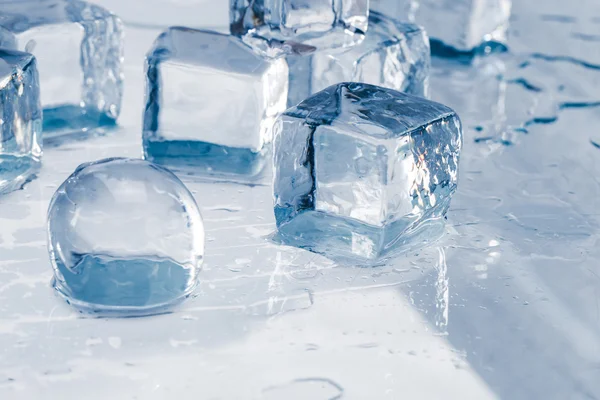 Ice cubes and balls Stock Photo