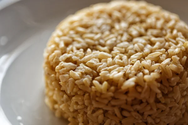 Arroz castanho saboroso — Fotografia de Stock