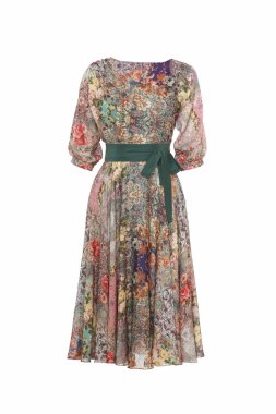 Beyaz izole kadın elbise