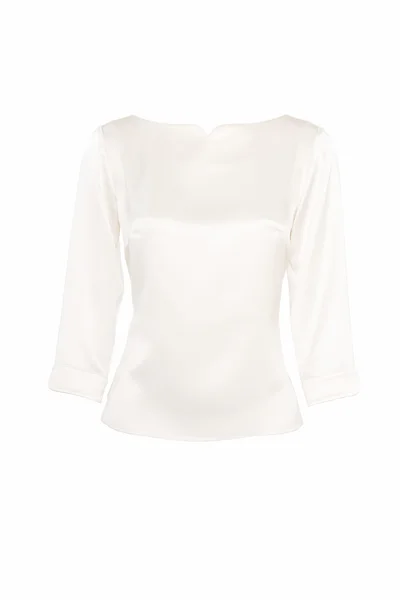 Frauen Hemd isoliert auf weiß — Stockfoto