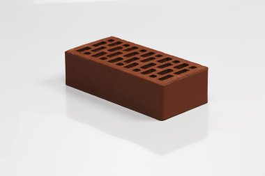Beyaz arkaplanda tuğlalar
