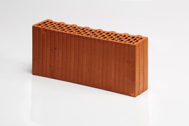 Beyaz arkaplanda tuğlalar