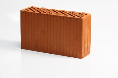 Beyaz arkaplanda tuğlalar