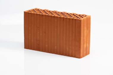 Beyaz arkaplanda tuğlalar