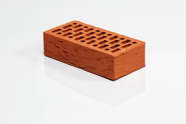 Beyaz arkaplanda tuğlalar