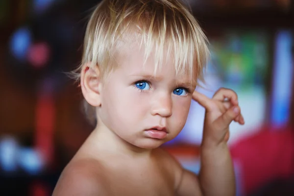 美容金髪少年 — ストック写真