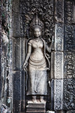 Bas Rölyef Banteay Srei, Kamboçya'da
