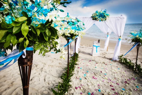 Wedding beach wedding decorations Stock Photos, Royalty Free